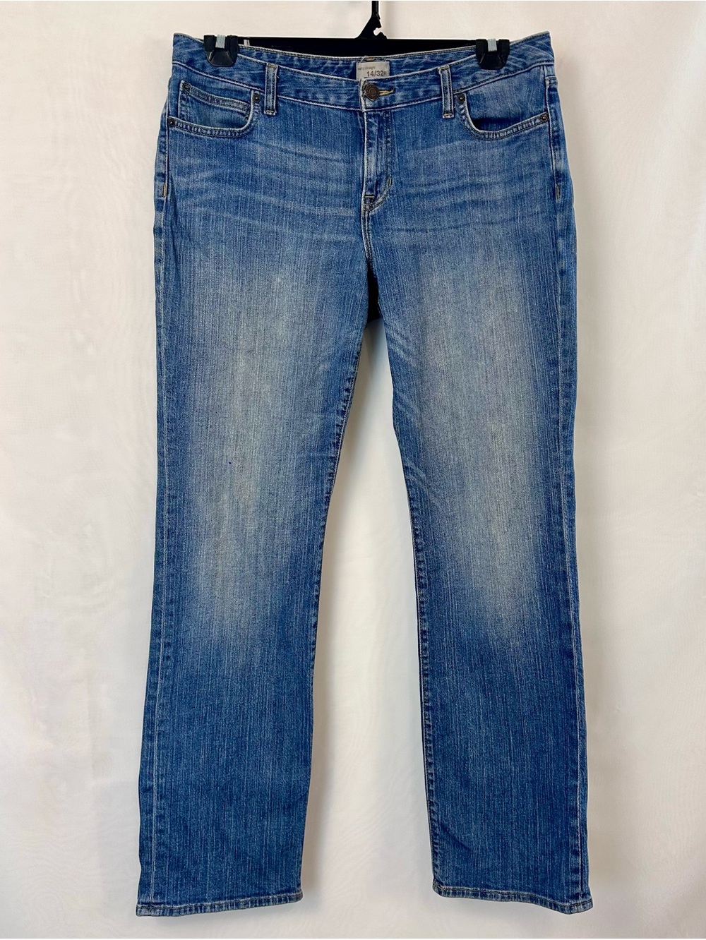 Gap Curvy Straight Women’s Midrise Faded Jeans / Size 14/32R